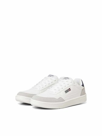 Jack & Jones Ekru Erkek Sneaker JFWBOUNCE PU COMBO FLAG