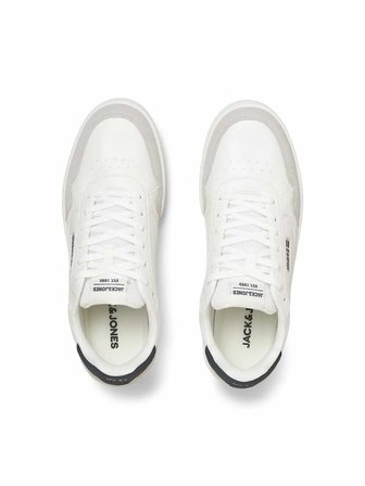 Jack & Jones Ekru Erkek Sneaker JFWBOUNCE PU COMBO FLAG