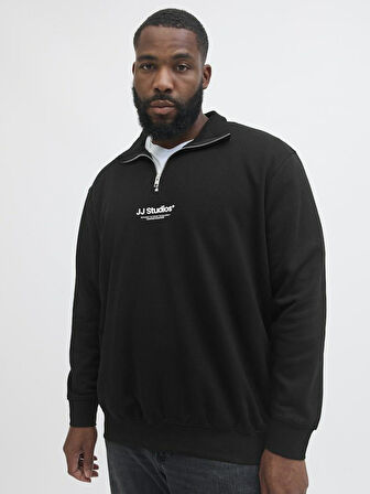 Jack Jones Jjesoho Sweat Quarter Zıp Hn Noos Pls Sweat 12279519