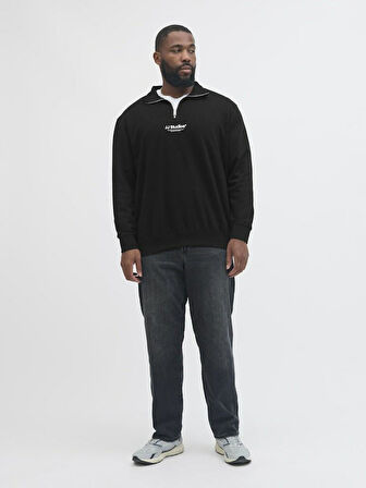 Jack Jones Jjesoho Sweat Quarter Zıp Hn Noos Pls Sweat 12279519