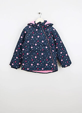 Name İt Lacivert Kız Çocuk Şişme Mont 13243668