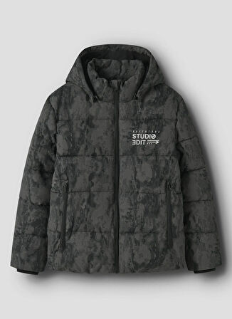 Name İt Siyah Erkek Çocuk Şişme Mont 13243950