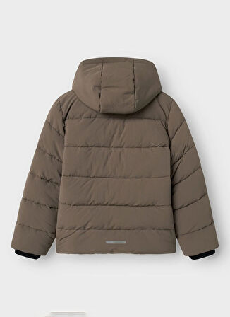 Name İt Kahve Erkek Çocuk Şişme Mont 13243959