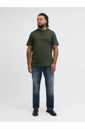 Jack Jones Star Büyük Beden Erkek Tişört 12243625