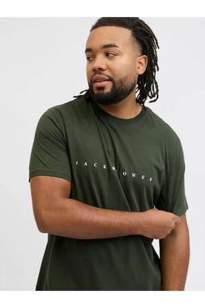 Jack Jones Star Büyük Beden Erkek Tişört 12243625