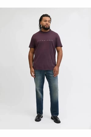 Jack Jones Star Büyük Beden Erkek Tişört 12243625
