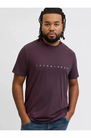 Jack Jones Star Büyük Beden Erkek Tişört 12243625
