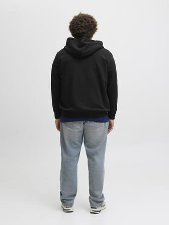 Jack Jones Soho Regular Fit Fermuarlı Erkek Büyük Beden Sweat 12279517