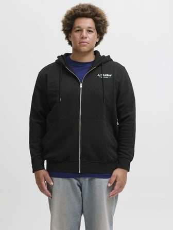 Jack Jones Soho Regular Fit Fermuarlı Erkek Büyük Beden Sweat 12279517
