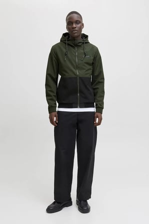 Jack & Jones Jjerush Hood Bomber Erkek Mont