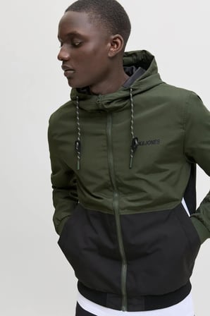Jack & Jones Jjerush Hood Bomber Erkek Mont