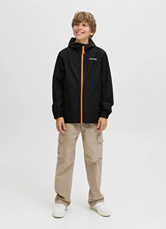 Jack & Jones Siyah Erkek Çocuk Yağmurluk 12280713
