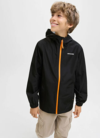 Jack & Jones Siyah Erkek Çocuk Yağmurluk 12280713