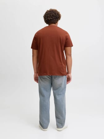 Jack Jones Caleb Varsıty Büyük Beden Erkek Tişört 12258871