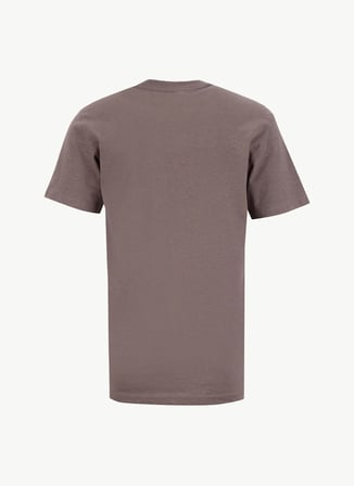 Only & Sons O Yaka Düz Açık Kahve Erkek T-Shirt ONSMAX LIFE SS STITCH TEE NOOS