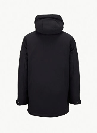 Jack & Jones Siyah Erkek Mont 12279243_JJFINN SOFTSHELL PARKA