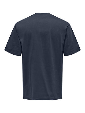 ONSFRED LIFE RLX SS TEE NOOS Erkek Blue T-Shirt - 22022532