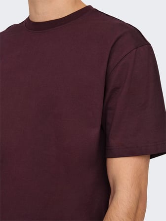 ONSFRED LIFE RLX SS TEE NOOS Erkek Red T-Shirt - 22022532