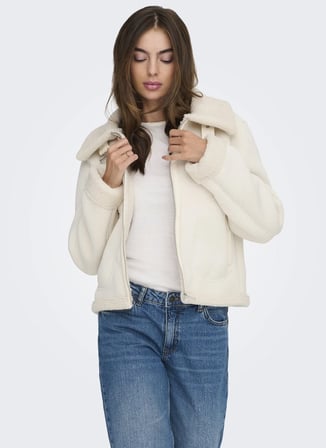 ONLY Krem Kadın Ceket ONLKINGSTON CORD BOND JACKET CC OTW