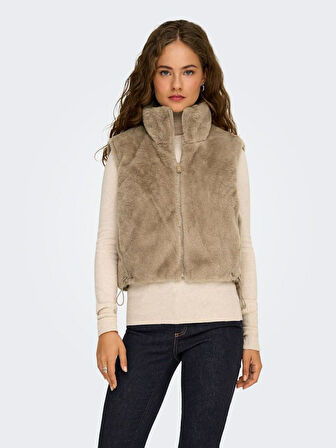 Only Dana Faux Fur Polar Kadın Yelek 15348986