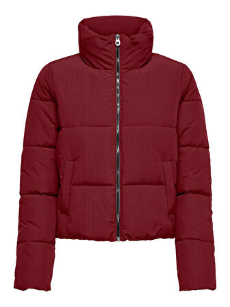 ONLDOLLY SHORT PUFFER JACKET OTW Kadın Mor Mont - 15205371