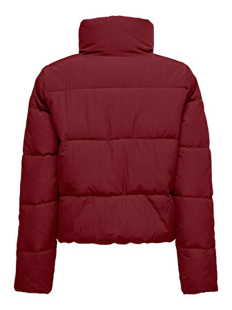 ONLDOLLY SHORT PUFFER JACKET OTW Kadın Mor Mont - 15205371
