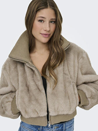 Only Wıckı Lıfe Fur Rıb Kadın Ceket 15349157