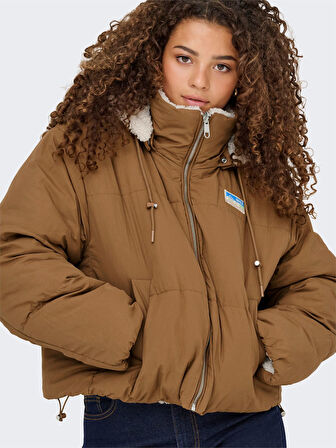 ONLMARIA REV PUFFER JACKET CC OTW Kadın Beyaz Dış Giyim - 15350542