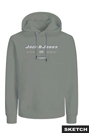 Jack & Jones Erkek Koyu Gri· Sweat 12284471