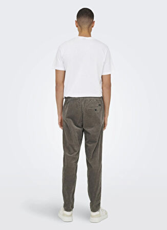 Only & Sons Normal Açık Kahve Erkek Chino Pantolon ONSLINUS TAP CORDUROY 0185 PANT NOO