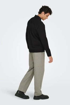 Only & Sons Onsjakes Regular Fit Klasik Yaka Mont Erkek MONT 22034236 SİYAH