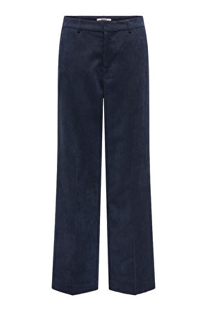 Only Kadın Onlkatey Geniş Paça Kadife Pantolon 15351303 Lacivert