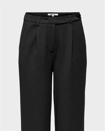 Only OnlSulajma Life HW Str Pant CC Tlr Kadın Pantolon Siyah (15351108)
