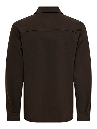 ONSNEWKODYL OVERSHIRT SWEAT NOOS Erkek Black UK Gömlek - 22021279