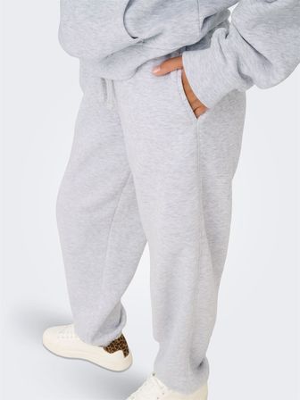 ONLBEST LIFE CUFF PANT SWT NOOS Kadın Gray Eşofman Altı - 15357504