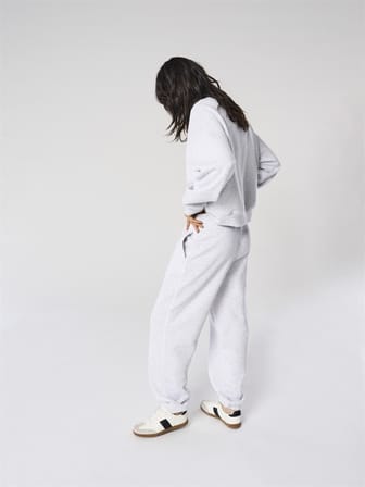 ONLBEST LIFE CUFF PANT SWT NOOS Kadın Gray Eşofman Altı - 15357504