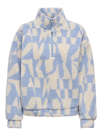 ONLNEW JANNE L/S HALF ZIP BOX SWT 