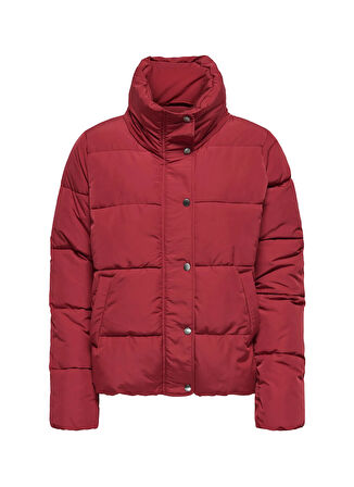 Only Kırmızı Kadın Mont ONLNEWCOOL PUFFER JACKET OTW NOOS