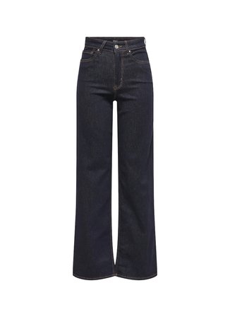Only Yüksek Bel Geniş Paça Normal Koyu Mavi Kadın Denim Pantolon ONLMADISON BLUSH HW WIDE DNM REA024