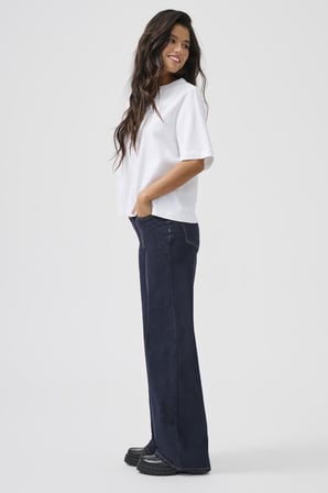 Only Onlmadison Yüksek Bel Geniş Paça Jeans Kadın KOT PANTOLON 15352206 KOYU LACIVERT