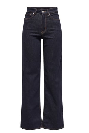 Only Onlmadison Yüksek Bel Geniş Paça Jeans Kadın KOT PANTOLON 15352206 KOYU LACIVERT