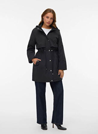 Vero Moda Siyah Kadın Mont VMGAIL MAYA COAT BOO