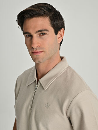 ERKEK CLUB TEK RENK PALAMUT LOGOLU PO