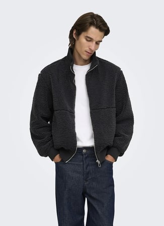 Only & Sons Ceket, L, Antrasit