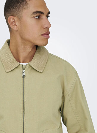 Only & Sons Normal Krem Erkek Ceket ONSERIK COTTON JACKET OTW