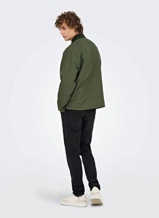 Only & Sons Haki Erkek Mont ONSKOSMO PADDED JACKET OTW VD