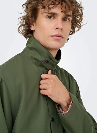 Only & Sons Haki Erkek Mont ONSKOSMO PADDED JACKET OTW VD