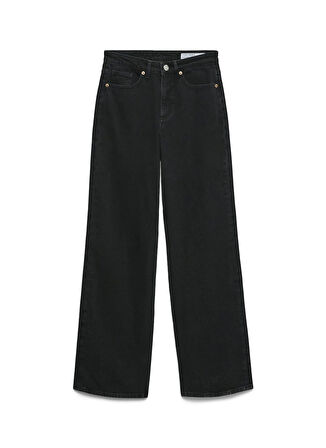 Vero Moda Yüksek Bel Düz Paça Geniş Fit Mavi Kadın Denim Pantolon VMTESSA HR WIDE JEANS RA221 GA