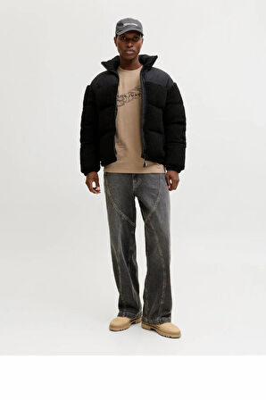 Jack Jones Flare Teddy Puffer Erkek Ceket 12286050