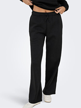 ONLBEST LIFE STRAIGHT PANT SWT NOOS Kadın Black Eşofman Altı - 15338734